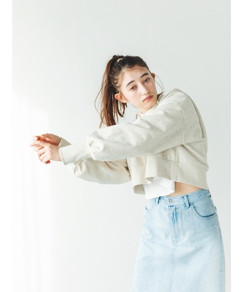 so4u(ソーフォーユー)の「ハーフジップパーカー(Tシャツ/カットソー・レディース・キナリ/トップグレー・F)」の16枚目の写真