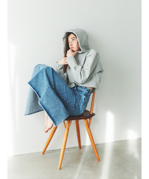 so4u(ソーフォーユー)の「ハーフジップパーカー(Tシャツ/カットソー・レディース・キナリ/トップグレー・F)」の21枚目の写真