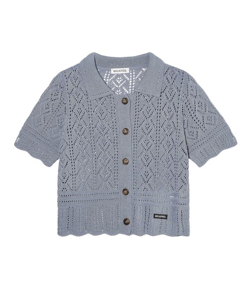セール】LACE KNIT CARDIGAN（カーディガン/ボレロ）｜MILKFED