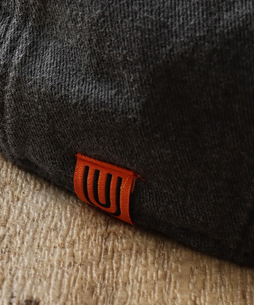 UNIVERSAL OVERALL（ユニバーサルオーバーオール）の「【UNIVERSAL OVERALL/ユニバーサルオーバーオール】UNロゴ刺繍 ピグメントキャップ（キャップ・メンズ・ブラック/ネイビー/チャコール・FREE）」の12枚目の写真