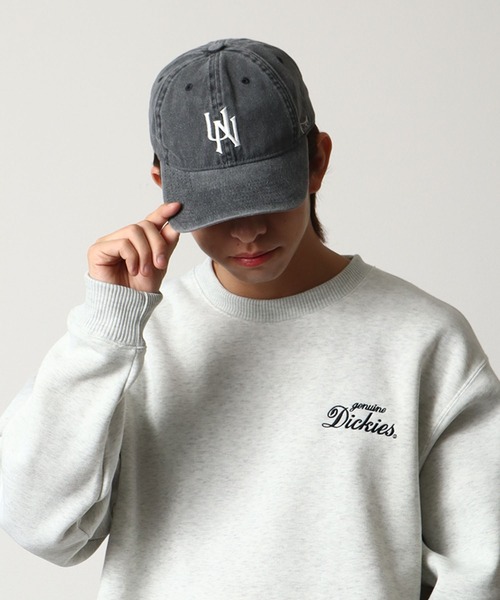 UNIVERSAL OVERALL（ユニバーサルオーバーオール）の「【UNIVERSAL OVERALL/ユニバーサルオーバーオール】UNロゴ刺繍 ピグメントキャップ（キャップ・メンズ・ブラック/ネイビー/チャコール・FREE）」の16枚目の写真