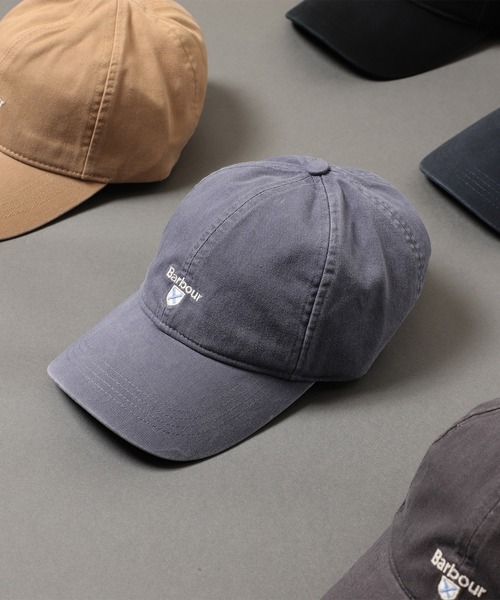 Barbour（バブアー）の「Barbour / ロゴ ベースボールキャップ（キャップ・メンズ・チャコールグレー/ブラック/オリーブ/グリーン/ベージュ/ロイヤルブルー/ネイビー/ケリーグリーン/レッド系その他7/ミント/インディゴブルー/ワイン・ONE SIZE）」の10枚目の写真