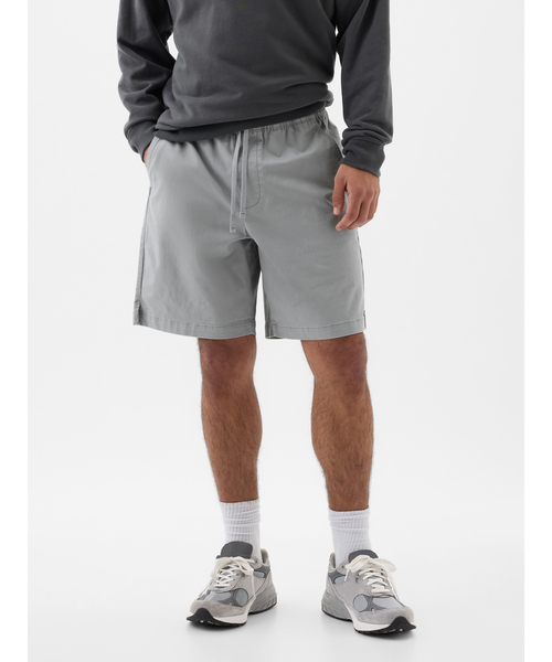 GAP（ギャップ）の「8インチ エッセンシャル イージーショートパンツ（その他パンツ・メンズ・グレー/ブラック/カーキ/ベージュ/ネイビー・XS/S/M/L/XL）」の14枚目の写真