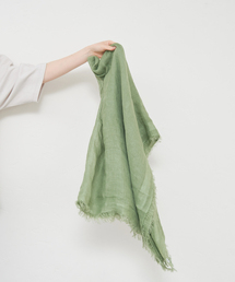 【NIMNIMDUAI/ニムニムデュアイ】SQUARE LINEN GAUZE リネンガーゼ スクエア