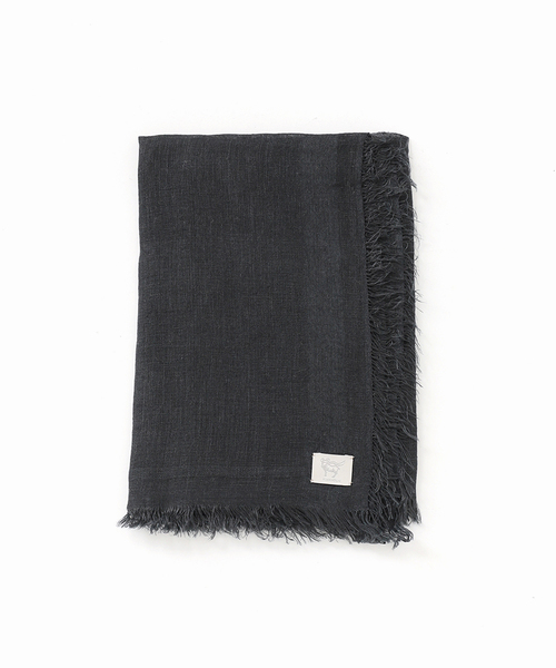 IENA（イエナ）の「【NIMNIMDUAI/ニムニムデュアイ】SQUARE LINEN GAUZE リネンガーゼ スクエア（ストール/ショール・レディース・ブラック系その他/シャーベット/グリーン/ライトグリーン・FREE）」の16枚目の写真