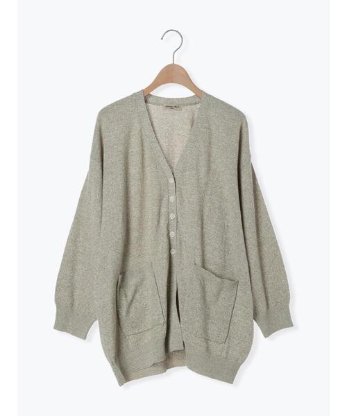 Samansa Mos2（サマンサ モスモス）の「【マシンウォッシャブル】Vネックニットカーディガン（カーディガン/ボレロ・レディース・キナリ/イエロー/グリーン/ブラック・F）」の14枚目の写真