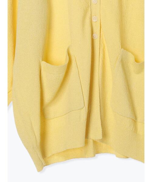 Samansa Mos2（サマンサ モスモス）の「【マシンウォッシャブル】Vネックニットカーディガン（カーディガン/ボレロ・レディース・キナリ/イエロー/グリーン/ブラック・F）」の20枚目の写真
