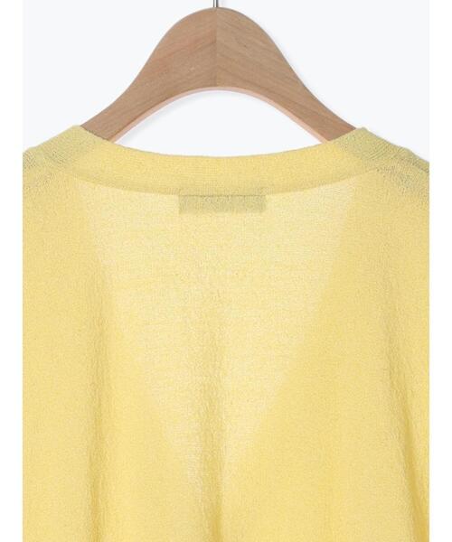 Samansa Mos2（サマンサ モスモス）の「【マシンウォッシャブル】Vネックニットカーディガン（カーディガン/ボレロ・レディース・キナリ/イエロー/グリーン/ブラック・F）」の21枚目の写真