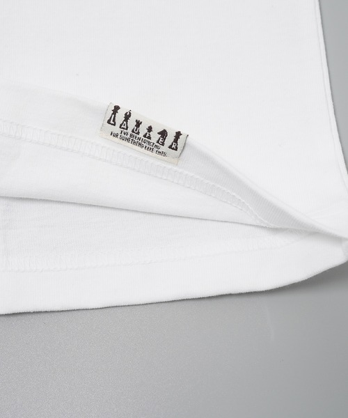 Laufer（ロイファー）の「【Laufer】USAコットン ピスネーム ヘビーウェイトTシャツ / USA Cotton Pith Name Heavy Weight T-Shirt（Tシャツ/カットソー・メンズ・ダークグリーン/サンドベージュ/ブラック/ホワイト/ネイビー・M/L/XL）」の11枚目の写真