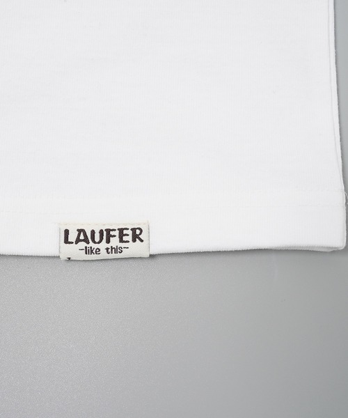 Laufer（ロイファー）の「【Laufer】USAコットン ピスネーム ヘビーウェイトTシャツ / USA Cotton Pith Name Heavy Weight T-Shirt（Tシャツ/カットソー・メンズ・ダークグリーン/サンドベージュ/ブラック/ホワイト/ネイビー・M/L/XL）」の10枚目の写真