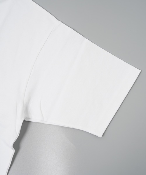 Laufer（ロイファー）の「【Laufer】USAコットン ピスネーム ヘビーウェイトTシャツ / USA Cotton Pith Name Heavy Weight T-Shirt（Tシャツ/カットソー・メンズ・ダークグリーン/サンドベージュ/ブラック/ホワイト/ネイビー・M/L/XL）」の9枚目の写真