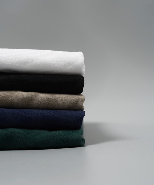 Laufer（ロイファー）の「【Laufer】USAコットン ピスネーム ヘビーウェイトTシャツ / USA Cotton Pith Name Heavy Weight T-Shirt（Tシャツ/カットソー・メンズ・ダークグリーン/サンドベージュ/ブラック/ホワイト/ネイビー・M/L/XL）」の19枚目の写真