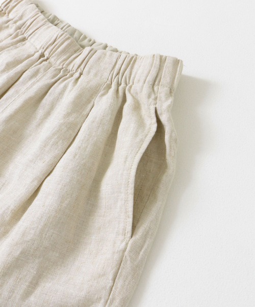 URBAN RESEARCH DOORS（アーバンリサーチドアーズ）の「リネンイージーパンツ（その他パンツ・レディース・グリーン系その他/ブルー系その他/ブラック/ナチュラル・SMALL/MEDIUM）」の13枚目の写真