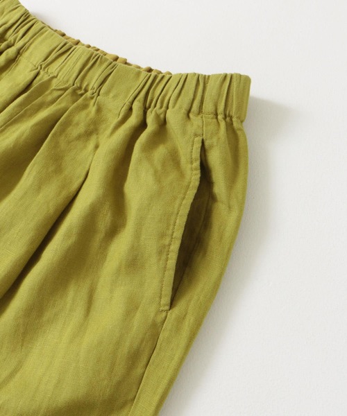 URBAN RESEARCH DOORS（アーバンリサーチドアーズ）の「リネンイージーパンツ（その他パンツ・レディース・グリーン系その他/ブルー系その他/ブラック/ナチュラル・SMALL/MEDIUM）」の14枚目の写真