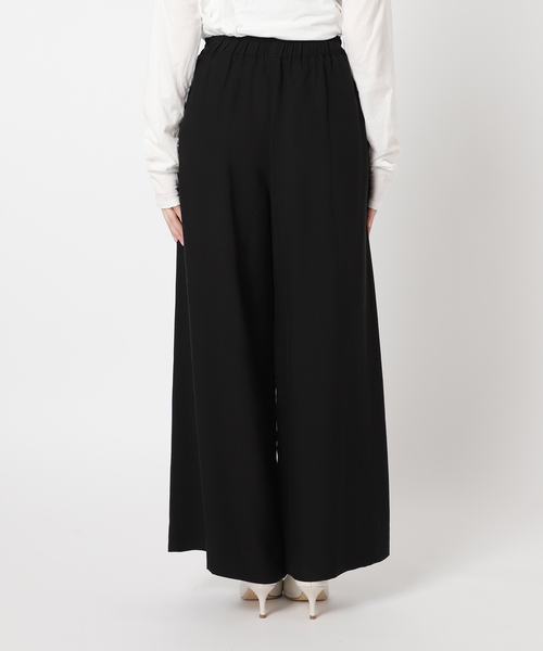 plage(プラージュ)の「【NEARBYME/ニアーバイミー】 別注 SILKY ワイドパンツ(スラックス・レディース・ブラック・36/38)」の5枚目の写真