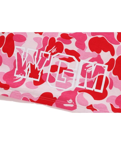 A BATHING APE ABC ピンク シャーク Tシャツ BAPE ABC FULL CAMO SHARK TEE Pink Camouflage Full Print Short
