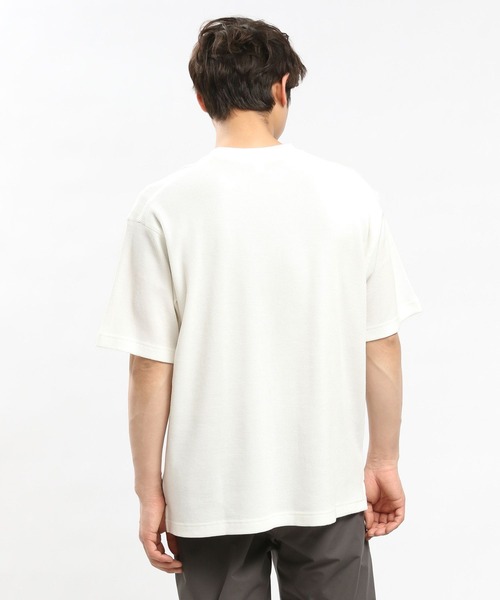 GLOBAL WORK Smile Seed Store（グローバルワーク スマイルシードストア）の「速乾ワッフルＴシャツ半袖/991893（Tシャツ/カットソー・メンズ・グレイッシュベージュ/ブラック/グレー/オフホワイト・SMALL/X-LARGE/MEDIUM/LARGE）」の10枚目の写真