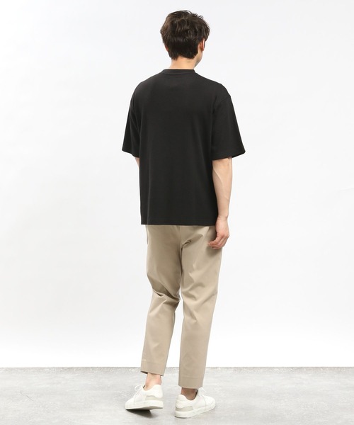 GLOBAL WORK Smile Seed Store（グローバルワーク スマイルシードストア）の「速乾ワッフルＴシャツ半袖/991893（Tシャツ/カットソー・メンズ・グレイッシュベージュ/ブラック/グレー/オフホワイト・SMALL/X-LARGE/MEDIUM/LARGE）」の14枚目の写真