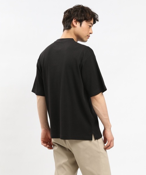 GLOBAL WORK Smile Seed Store（グローバルワーク スマイルシードストア）の「速乾ワッフルＴシャツ半袖/991893（Tシャツ/カットソー・メンズ・グレイッシュベージュ/ブラック/グレー/オフホワイト・SMALL/X-LARGE/MEDIUM/LARGE）」の16枚目の写真