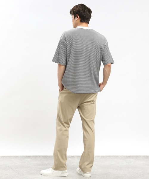 GLOBAL WORK Smile Seed Store（グローバルワーク スマイルシードストア）の「速乾ワッフルＴシャツ半袖/991893（Tシャツ/カットソー・メンズ・グレイッシュベージュ/ブラック/グレー/オフホワイト・SMALL/X-LARGE/MEDIUM/LARGE）」の19枚目の写真