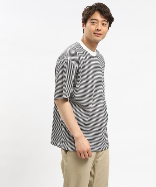 GLOBAL WORK Smile Seed Store（グローバルワーク スマイルシードストア）の「速乾ワッフルＴシャツ半袖/991893（Tシャツ/カットソー・メンズ・グレイッシュベージュ/ブラック/グレー/オフホワイト・SMALL/X-LARGE/MEDIUM/LARGE）」の20枚目の写真