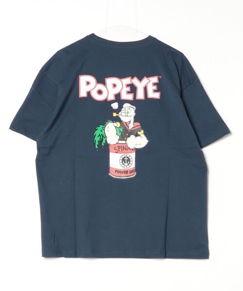 JOHN'S CLOSET(ジョンズクローゼット)の「【40I】POPYE Oversize Print Tee(Tシャツ/カットソー・メンズ・ホワイト系その他4/ホワイト系その他3/ミント/オレンジ/グリーン系その他3/ブルー系その他3/グレー系その他3/ブラック系その他3/グリーン・MEDIUM/X-LARGE/LARGE)」の15枚目の写真