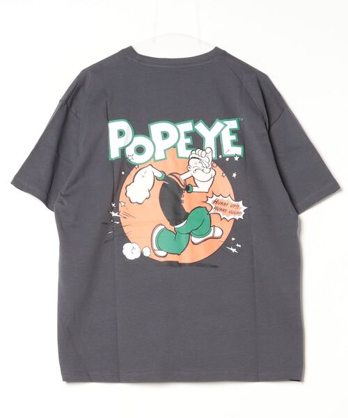 JOHN'S CLOSET(ジョンズクローゼット)の「【40I】POPYE Oversize Print Tee(Tシャツ/カットソー・メンズ・ホワイト系その他4/ホワイト系その他3/ミント/オレンジ/グリーン系その他3/ブルー系その他3/グレー系その他3/ブラック系その他3/グリーン・MEDIUM/X-LARGE/LARGE)」の14枚目の写真