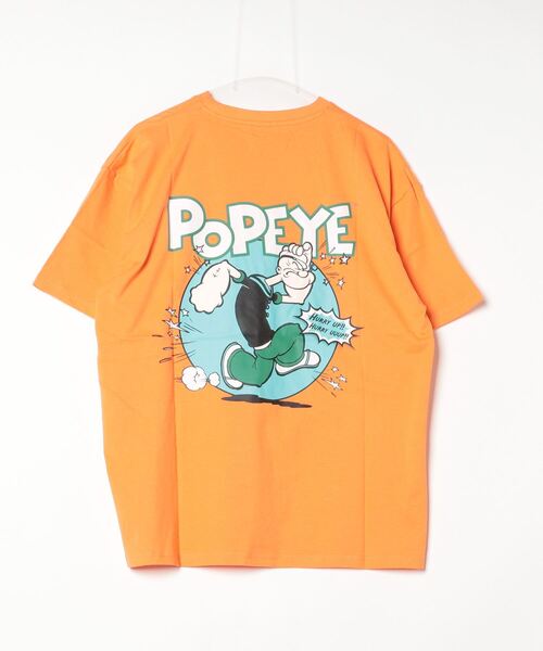 JOHN'S CLOSET(ジョンズクローゼット)の「【40I】POPYE Oversize Print Tee(Tシャツ/カットソー・メンズ・ホワイト系その他4/ホワイト系その他3/ミント/オレンジ/グリーン系その他3/ブルー系その他3/グレー系その他3/ブラック系その他3/グリーン・MEDIUM/X-LARGE/LARGE)」の11枚目の写真