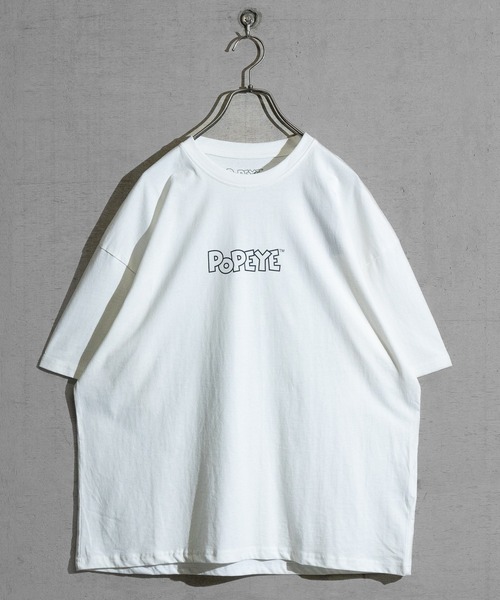 JOHN'S CLOSET(ジョンズクローゼット)の「【40I】POPYE Oversize Print Tee(Tシャツ/カットソー・メンズ・ホワイト系その他4/ホワイト系その他3/ミント/オレンジ/グリーン系その他3/ブルー系その他3/グレー系その他3/ブラック系その他3/グリーン・MEDIUM/X-LARGE/LARGE)」の19枚目の写真