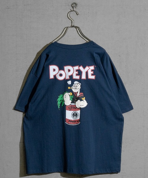 JOHN'S CLOSET(ジョンズクローゼット)の「【40I】POPYE Oversize Print Tee(Tシャツ/カットソー・メンズ・ホワイト系その他4/ホワイト系その他3/ミント/オレンジ/グリーン系その他3/ブルー系その他3/グレー系その他3/ブラック系その他3/グリーン・MEDIUM/X-LARGE/LARGE)」の21枚目の写真