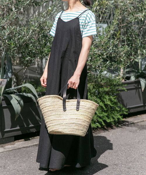 FORK&SPOON（フォークアンドスプーン）の「FORK&SPOON　コットンリネンキャミソールワンピース（ワンピース・レディース・ホワイト系その他/ブラック・1）」の7枚目の写真