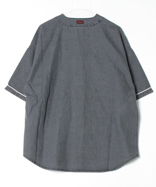 FUBU（ フブ）の「【FUBU/フブ】Denim Baseball Shirts/デニム