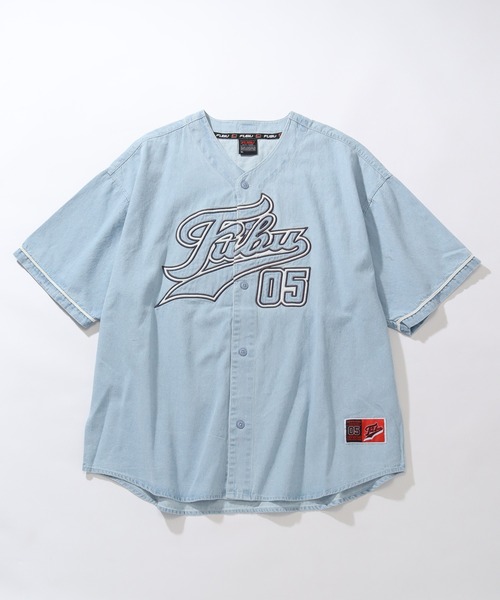FUBU（ フブ）の「【FUBU/フブ】Denim Baseball Shirts/デニムベース