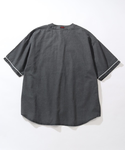 FUBU（ フブ）の「【FUBU/フブ】Denim Baseball Shirts/デニムベース