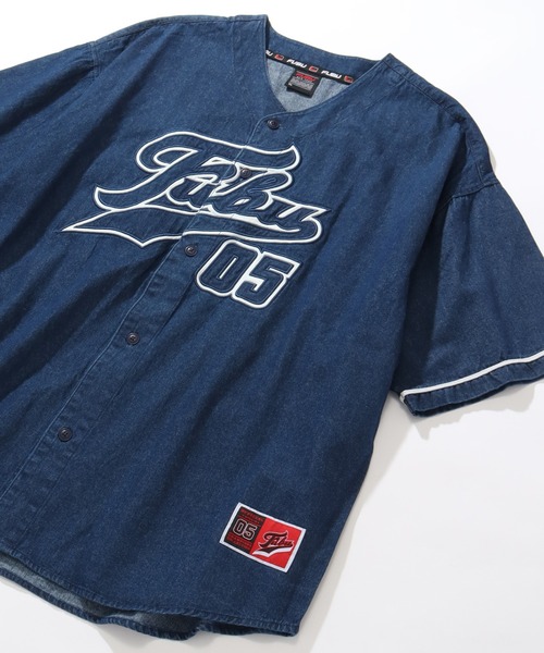 FUBU（ フブ）の「【FUBU/フブ】Denim Baseball Shirts/デニムベース