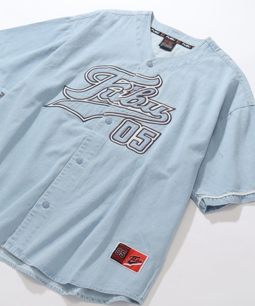 【FUBU】フブ デニムベースボールシャツ XL 楽天市場】FUBU フブ フーブ デニム ベースボールシャツ DENIM