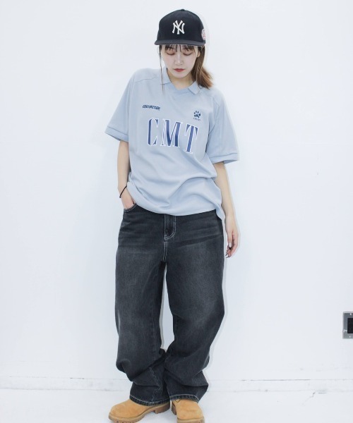centimeter（センチメーター）の「CMT logo game shirt（シャツ/ブラウス・メンズ・ブラック/ライトブルー・X-LARGE/LARGE/MEDIUM）」の8枚目の写真