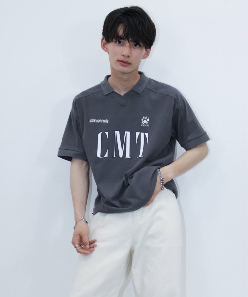 centimeter（センチメーター）の「CMT logo game shirt（シャツ/ブラウス・メンズ・ブラック/ライトブルー・X-LARGE/LARGE/MEDIUM）」の11枚目の写真