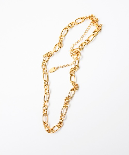 TUWAKRIM（トゥワクリム）の「【TUWAKRIM】ラウンドチェーンチョーカー（チョーカー・レディース・シルバー/ゴールド・MEDIUM）」の2枚目の写真