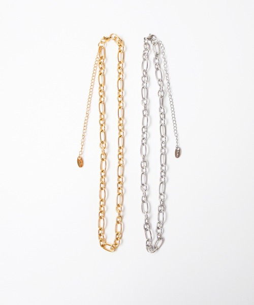 TUWAKRIM（トゥワクリム）の「【TUWAKRIM】ラウンドチェーンチョーカー（チョーカー・レディース・シルバー/ゴールド・MEDIUM）」の3枚目の写真