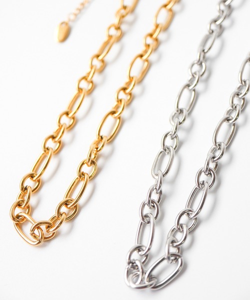 TUWAKRIM（トゥワクリム）の「【TUWAKRIM】ラウンドチェーンチョーカー（チョーカー・レディース・シルバー/ゴールド・MEDIUM）」の4枚目の写真