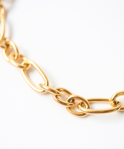 TUWAKRIM（トゥワクリム）の「【TUWAKRIM】ラウンドチェーンチョーカー（チョーカー・レディース・シルバー/ゴールド・MEDIUM）」の5枚目の写真