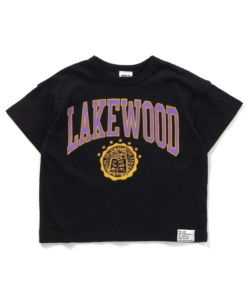 BREEZE(ブリーズ)の「【リンク・ユニセックス】5柄カレッジTシャツ_80~160cm展開_一部WEB限定サイズ(Tシャツ/カットソー・キッズ・チャコール/オレンジ/イエロー/オフホワイト/パープル・130/140/120/150/160/80/90/100/110)」の2枚目の写真