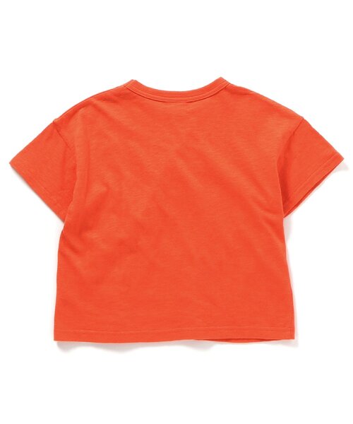 BREEZE(ブリーズ)の「【リンク・ユニセックス】5柄カレッジTシャツ_80~160cm展開_一部WEB限定サイズ(Tシャツ/カットソー・キッズ・チャコール/オレンジ/イエロー/オフホワイト/パープル・130/140/120/150/160/80/90/100/110)」の8枚目の写真