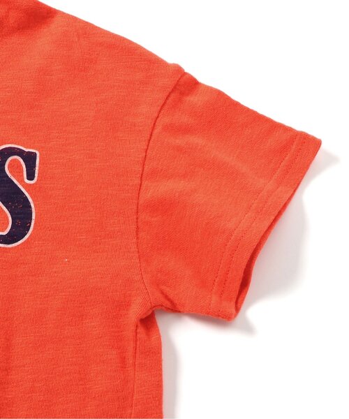 BREEZE(ブリーズ)の「【リンク・ユニセックス】5柄カレッジTシャツ_80~160cm展開_一部WEB限定サイズ(Tシャツ/カットソー・キッズ・チャコール/オレンジ/イエロー/オフホワイト/パープル・130/140/120/150/160/80/90/100/110)」の11枚目の写真