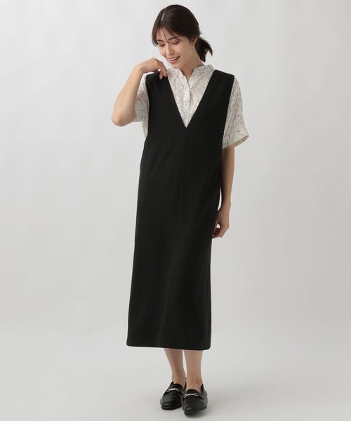 Elura(エルーラ)の「サラサラサマージャンスカ/991842(ワンピース・レディース・ダークネイビー/ホワイト/ブラック・MEDIUM/LARGE)」の9枚目の写真
