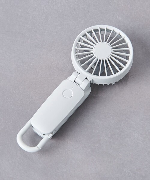 RHYTHM（リズム）（リズム）の「【別注】＜RHYTHM＞HANDY FAN（生活家電・レディース・ブラック/ライトグレー・FREE）」の4枚目の写真