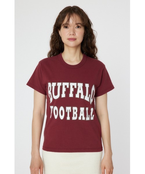 RODEO CROWNS WIDE BOWL(ロデオクラウンズワイドボウル)の「BUFFALO FOOTBALL Tシャツ(Tシャツ/カットソー・レディース・ライトベージュ/チャコールグレー/マジェンタ・FREE)」の19枚目の写真