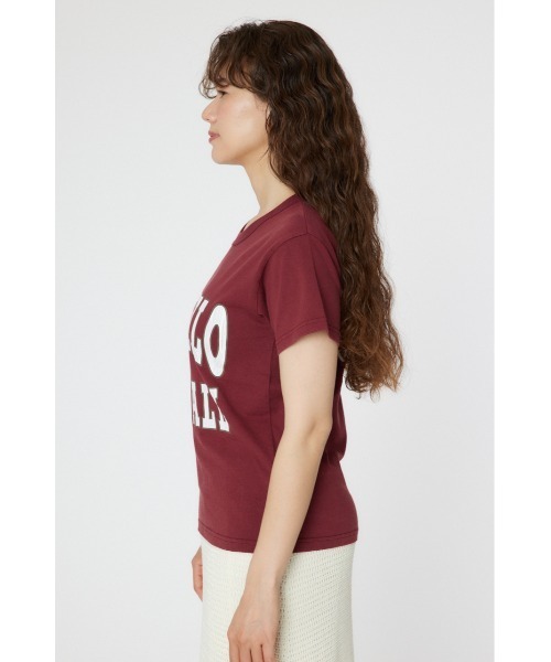 RODEO CROWNS WIDE BOWL(ロデオクラウンズワイドボウル)の「BUFFALO FOOTBALL Tシャツ(Tシャツ/カットソー・レディース・ライトベージュ/チャコールグレー/マジェンタ・FREE)」の18枚目の写真