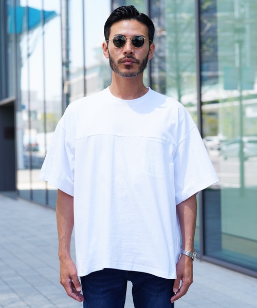 jiggys shop(ジギーズショップ)の「スイッチングポケット無地Tシャツ(Tシャツ/カットソー・メンズ・グレー系その他/ネイビー/ブラック/チャコールグレー/ホワイト・MEDIUM/LARGE/X-LARGE)」の16枚目の写真